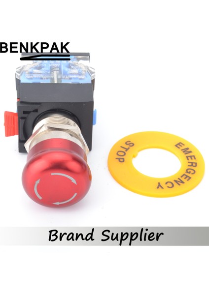 Süper Kalite 10A Acil Durdurma Anahtarı, Metal E-Stop Anahtarı 22MM Acil Durum Butonu (Yurt Dışından) fırsatları