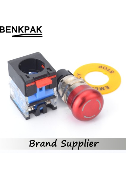 Süper Kalite 10A Acil Durdurma Anahtarı, Metal E-Stop Anahtarı 22MM Acil Durum Butonu (Yurt Dışından) indirimleri