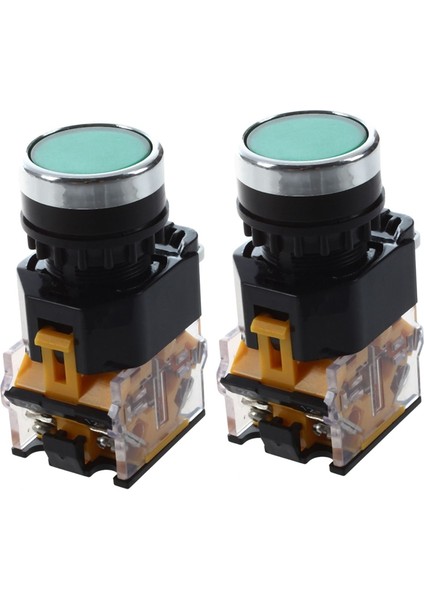 2x LA38-11/203 Basma Düğmesi Anlık Ağır Hizmet Basın Anahtarı Yeşil (Yurt Dışından) fiyatları