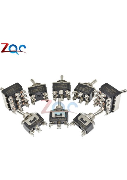 En Iyi Kalite Mini Otomatik Geçiş Anahtarı Ac 250V 16A 2/3/4/6 Pin Dpdt On-Off-On 2/3 Pozisyon Bakır/gümüş Kontak Su Geçirmez Kapak (Yurt Dışından)