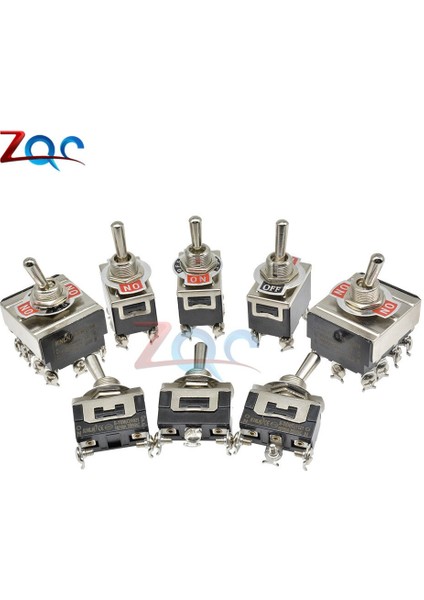 En Iyi Kalite Mini Otomatik Geçiş Anahtarı Ac 250V 16A 2/3/4/6 Pin Dpdt On-Off-On 2/3 Pozisyon Bakır/gümüş Kontak Su Geçirmez Kapak (Yurt Dışından)