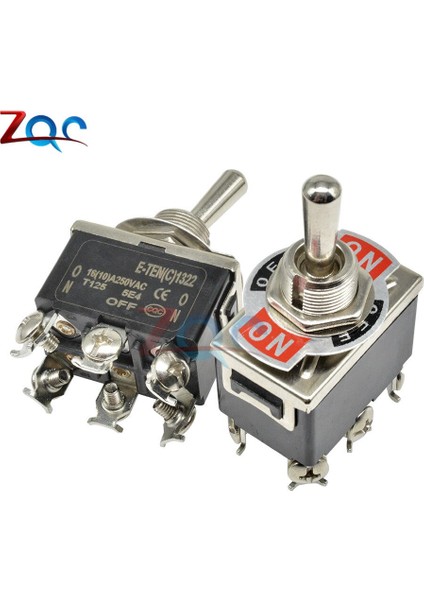 En Iyi Kalite Mini Otomatik Geçiş Anahtarı Ac 250V 16A 2/3/4/6 Pin Dpdt On-Off-On 2/3 Pozisyon Bakır/gümüş Kontak Su Geçirmez Kapak (Yurt Dışından)