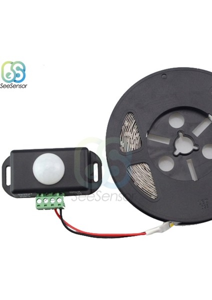 Otomatik Ayarlama Pır Hareket Sensörü Anahtarı Işık Anahtarı Dc 12V 24V 8A Ir Kızılötesi LED Şerit Işık Lambası (Yurt Dışından) fırsatları