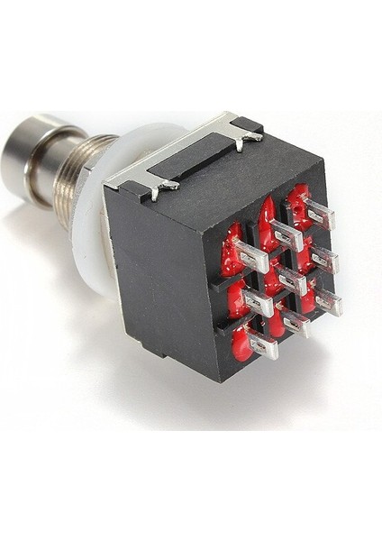 Yeni Dayanıklı Siyah Otomatik 3pdt 9pin Pedal Elektro Gitar Efektleri Pedalı Ayak Anahtarları Gerçek Bypass Uygun (Yurt Dışından) modelleri