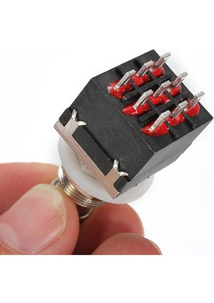 Yeni Dayanıklı Siyah Otomatik 3pdt 9pin Pedal Elektro Gitar Efektleri Pedalı Ayak Anahtarları Gerçek Bypass Uygun (Yurt Dışından) indirimleri