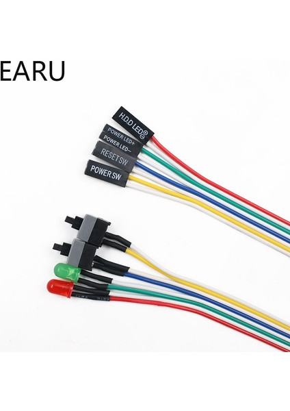 68 cm Ince Atx Pc Hesaplama Anakart Güç Kablosu Orijinal Açık/kapalı/led Işık ile Sıfırlama Pc Güç Sıfırlama Anahtarı Basmalı Düğme Anahtarı (Yurt Dışından) fiyatları