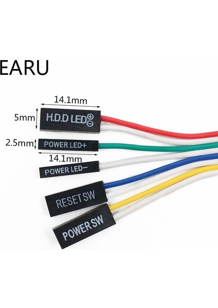 68 cm Ince Atx Pc Hesaplama Anakart Güç Kablosu Orijinal Açık/kapalı/led Işık ile Sıfırlama Pc Güç Sıfırlama Anahtarı Basmalı Düğme Anahtarı (Yurt Dışından) fırsatları