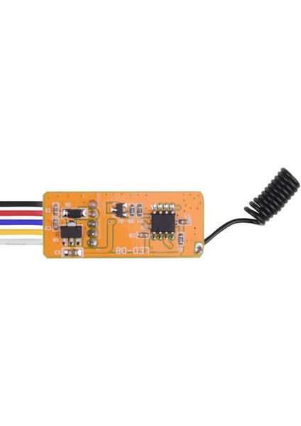 Dc 3.5V 5V 9V 12V Mini Röle Kablosuz Uzaktan Kumanda Anahtarı LED Lamba 433 Mhz Alıcı Kutusu ve Siyah (Yurt Dışından)