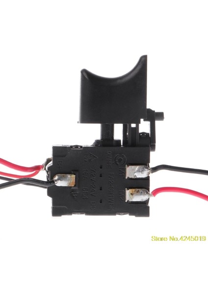 Yüksek Kaliteli Elektrikli Matkap Toz Geçirmez Hız Kontrolü Basma Düğmesi Tetik Anahtarı Dc 7.2-24 V Yeni (Yurt Dışından)