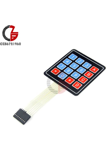 Dc 35 V 4x4 Matris Dizisi 16 Anahtar Membran Anahtarı Tuş Takımı Anahtar Kurulu Arduino Avr Pıc Için (Yurt Dışından)