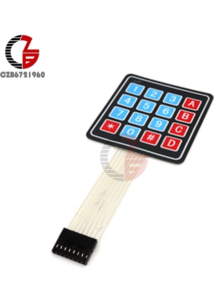Dc 35 V 4x4 Matris Dizisi 16 Anahtar Membran Anahtarı Tuş Takımı Anahtar Kurulu Arduino Avr Pıc Için (Yurt Dışından)