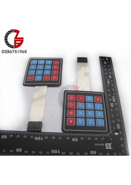 Dc 35 V 4x4 Matris Dizisi 16 Anahtar Membran Anahtarı Tuş Takımı Anahtar Kurulu Arduino Avr Pıc Için (Yurt Dışından)