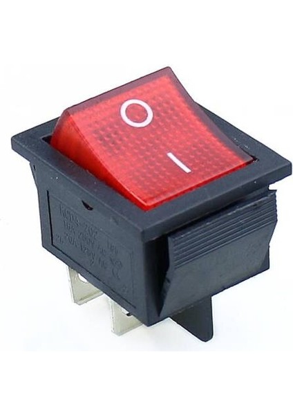 Kcd4 Rocker Anahtarı On-Off 2/3 Pozisyon 4 Pin / 6 Pin Işık Güç Anahtarlı Elektrikli Ekipman 16A 250VAC (Yurt Dışından)