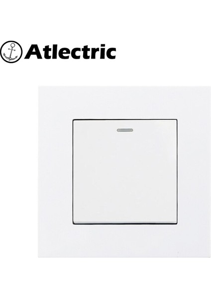 Atlectric Işık Düğmesi Anahtarı 1 2 3 4 Çete Düğmesi Duvar Anahtarı Açık/kapalı Plastik Panel Floresan Gösterge Lambası Anahtarı (Yurt Dışından) modelleri