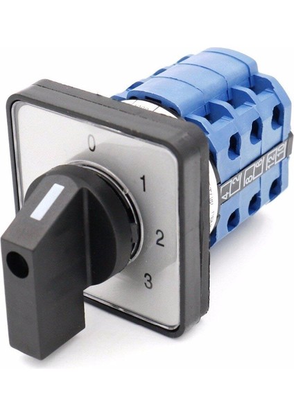 LW28-20/0123.3 660V 20A 12 Terminal 4 Pozisyon Döner Kam Değiştirme Anahtarı (Yurt Dışından)