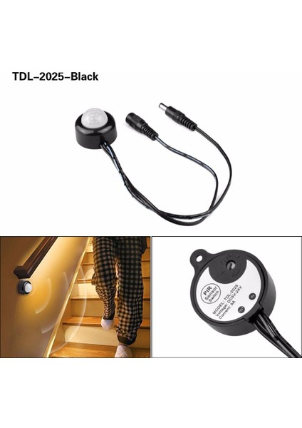 Mini Dc 12V 24V 5A 6A 10A Pır Hareket Sensörü Anahtarı LED Şerit Işıklı Bant Smd 5050 3528 Kızılötesi Algılama (Yurt Dışından) modelleri