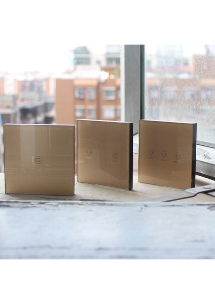 86 Duvar Dokunmatik Kablosuz Uzaktan Kumanda Rf Anahtarı 433 Mhz Modülü Akıllı Ev Temperli Cam Panel LED EV1527 (Yurt Dışından) modelleri