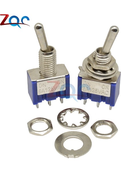 5 Adet MTS-102 Geçiş Anahtarı 3pin 2 Pozisyon Mandallama Spdt MTS102 On-On 120VAC 6A 5A 2A 250VAC 1/4 Inç Montaj 13*8/13*7mm (Yurt Dışından) indirimleri