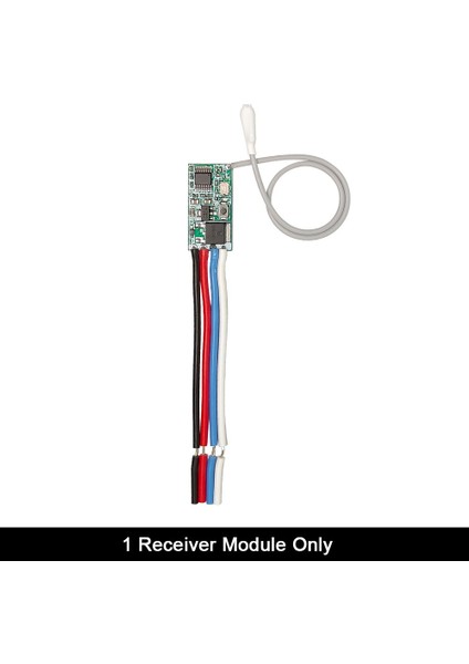Rubrum 433MHZ Dc 3.6V 6V 12V 24V 1ch Röle Kablosuz Rf Uzaktan Kumanda Anahtarı Mini Modülü LED Lamba Işığı Dıy (Yurt Dışından)