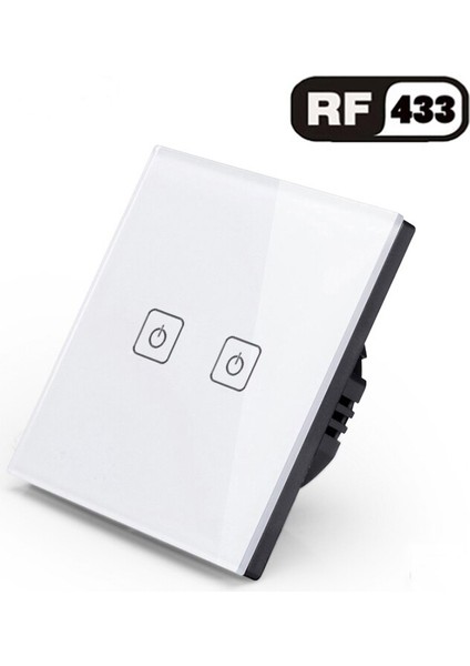 Ab/ingiltere Standardı 1/2/3 Gang Kablosuz Uzaktan Kumanda Işık Anahtarları, Akıllı Ev RF433 Uzaktan Kumanda Duvar Dokunmatik Anahtarı (Yurt Dışından) indirimleri