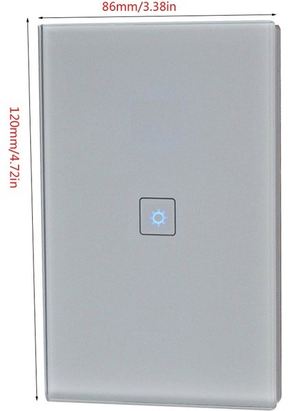 Akıllı Wifi Işık Fanı Tek Karartma Anahtarı Masa Lambası Google Home Alexa Cont Tek Karartma Gri (Yurt Dışından) modelleri