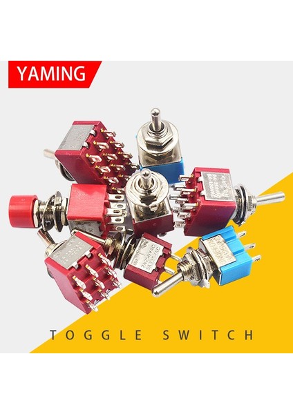 Geçiş Anahtarı Büküm Sarsıntı Külbütör Kolu MTS-102 103 202 On-Off 3 Pozisyon Sıfırlama 2p/3p Kırmızı/mavi 3/6 Pin Testi Dıy (Yurt Dışından) fiyatları