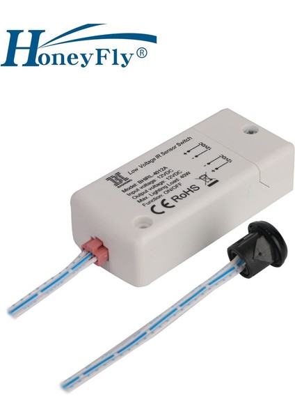 Honeyfly Yenı LED Dc 12 V Ir Sensörü Anahtarı 40 W Kızılötesi Işık Anahtarı LED Lambalar LED Şeritler Hareket Sensörü El Dalga 5-8 cm Ce (Yurt Dışından)