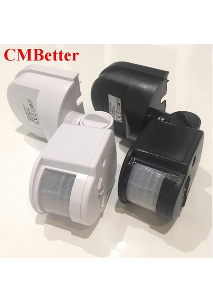 Cmbetter LED Hareket Sensörü 12V 24V Otomatik Kızılötesi Pır Kızılötesi 180 Derece Dönen Zamanlayıcı Anahtarı Hareket Sensörü Hh (Yurt Dışından)