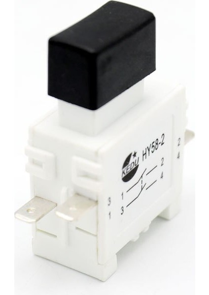 Kedu HY58-2 4 Pinli Tetik Anahtarı Açma Kapama Basmalı Düğme Anahtarları Elektrikli Elektrikli Alet Ekipmanları Için Fren ile Ac 125/250 V 16/19A (Yurt Dışından) fırsatları