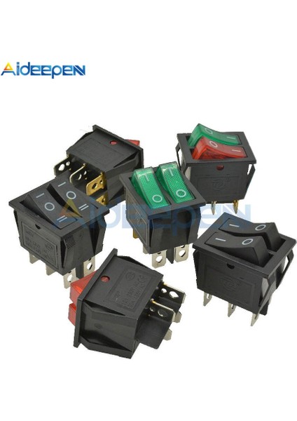 Kcd6 Rocker Anahtarı On-Off-On/on-Off 4 Pin 6pın 15A 250V Çift Işık Anahtarı Tekne Güç Anahtarı Çift Gemi Tipi (Yurt Dışından) fiyatları