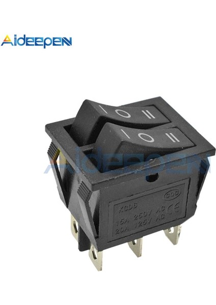 Kcd6 Rocker Anahtarı On-Off-On/on-Off 4 Pin 6pın 15A 250V Çift Işık Anahtarı Tekne Güç Anahtarı Çift Gemi Tipi (Yurt Dışından) fırsatları