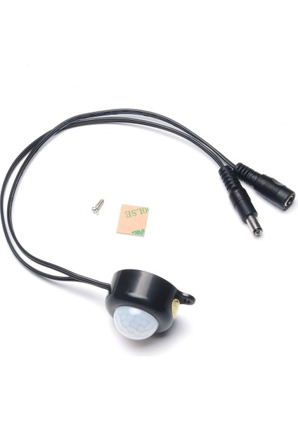 DC6V-24V 12V 5A Pır Vücut Kızılötesi Hareket Sensörü Kontrol Işığa Duyarlı Sensör Anahtarı LED Şerit Işık Dc Konnektörü (Yurt Dışından)