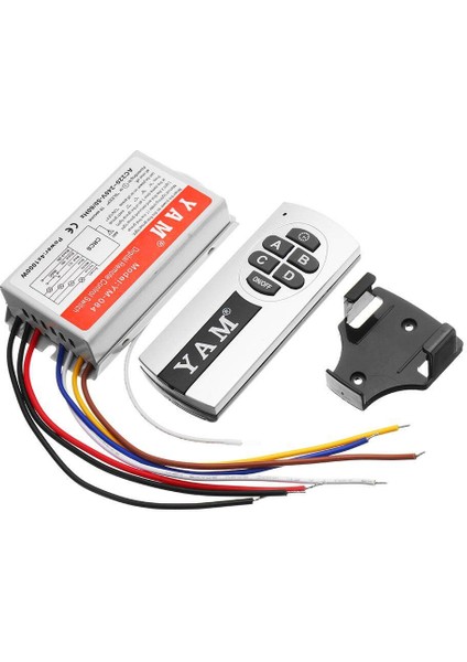 YM-084 Akıllı Ev LED Işık Lambaları Için 4 Kanal Dijital Kablosuz Uzaktan Kumanda Anahtarı (Yurt Dışından)
