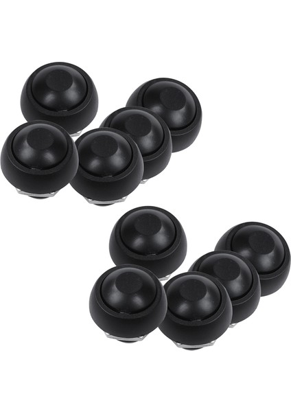 Siyah 10X Adet M4 12MM Su Geçirmez Anlık Açma/kapama Düğmesi Yuvarlak Spst Anahtarı (Yurt Dışından) fiyatları