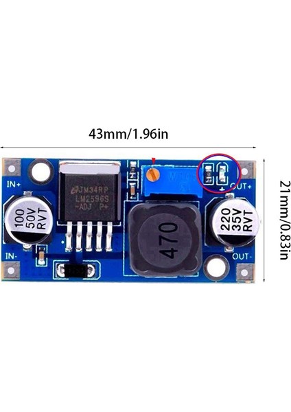 LM2596S Dc-Dc Güç Modülü Buck 3A Ayarlanabilir Buck Modülü LM2576 (Yurt Dışından) modelleri