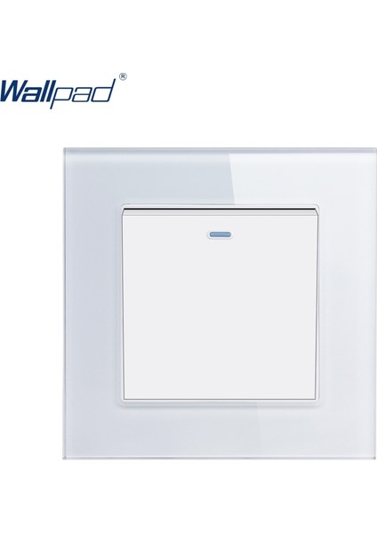 Ara Anahtar Wallpad Temperli Cam 110V-250V Ab Ingiltere Standart Floresan 1 Gang Ara Basmalı ve Kapalı Anahtarı (Yurt Dışından) fırsatları