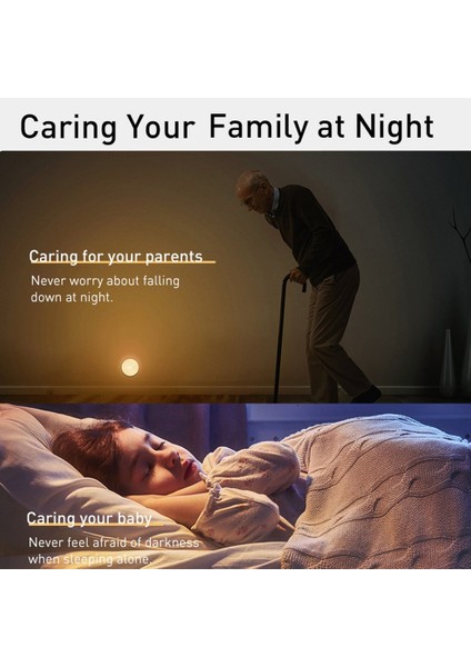 LED Gece Lambası Pır Akıllı Hareket Sensörü Gece Lambası LED Vücut Hareketi Şarj Edilebilir Gece Lambası Yatak Odası Merdivenler Için Sıcak Beyaz (Yurt Dışından) fırsatları