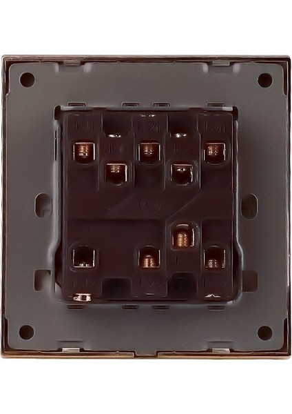 Lüks Oyma Basma Düğmesi Anahtar Priz 3GANG2WAY Duvar Işık Soketi 110V-250V 10A (Yurt Dışından) fırsatları