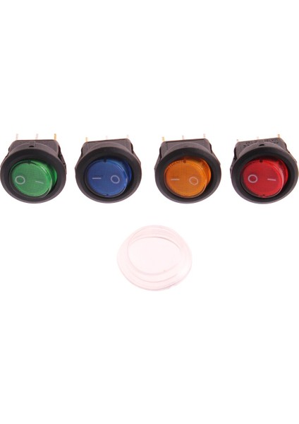 On/off Rocker Anahtarı LED Aydınlatmalı Araba Dashboard Dash Tekne Van 12V Mavi Yeşil Sarı Kırmızı (Yurt Dışından) fırsatları