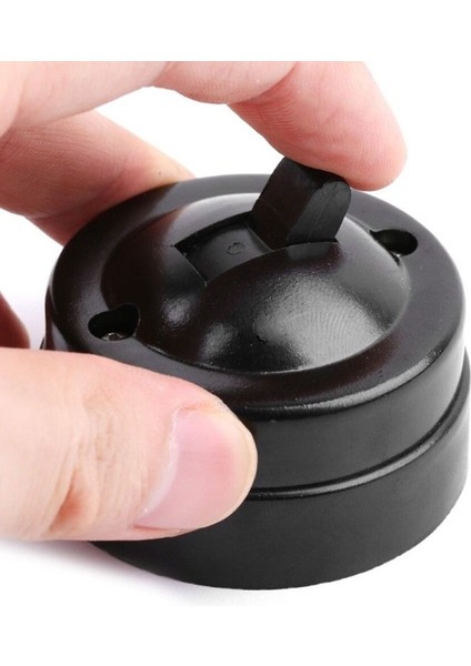Retro Geçiş Anahtarı Düz Dairesel Işık Anahtarı Duvara Monte Tek Kontrol Işık Anahtarı 250 V 6A Elektrik Anahtarı (Yurt Dışından) fiyatları