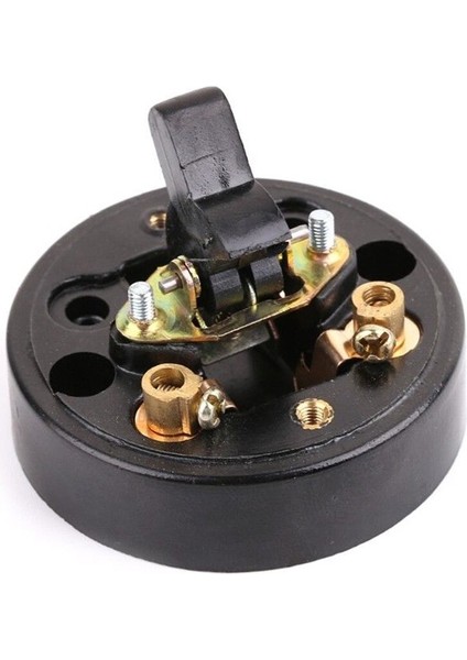 Retro Geçiş Anahtarı Düz Dairesel Işık Anahtarı Duvara Monte Tek Kontrol Işık Anahtarı 250 V 6A Elektrik Anahtarı (Yurt Dışından) modelleri