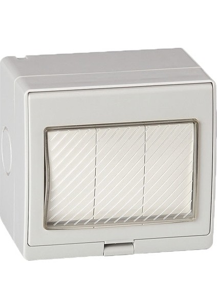 IP55 Su Geçirmez Duvar Anahtarı 3'lü 1 Yollu (Yurt Dışından)