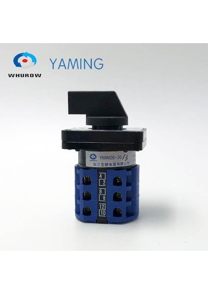 Elektrik 2/3/4/6/7 Pozisyon 20A 660V 3 Kutuplu Kontrol Gümüş Kontak Döner Değiştirme Kam Anahtarı LW26-20 LW28-20 YMW26-20/3 (Yurt Dışından) fiyatları