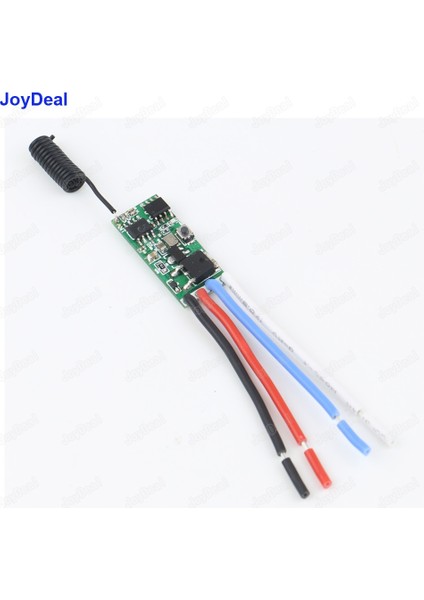 Joydeal Dc 3.7V 6V 7V 9V 12V Rf Röle Kablosuz Uzaktan Kumanda Anahtarı Araba LED Lamba Denetleyici Alıcı Diy Kitleri (Yurt Dışından)