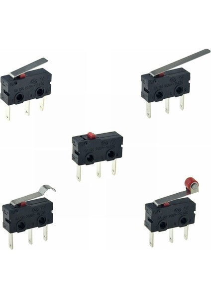 Adet Mini Limit Anahtarı No Nc Spdt 3 Pin 8mm Daha Uzun Terminaller 5A 125V 250V 29MM Makaralı Ark Kolu Eylem Itme Mikro Anahtarlar (Yurt Dışından) fırsatları