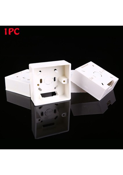 Dayfulı Harici Montaj Kutusu 86MM*86MM*34MM 86MM*86MM Için Standart Anahtarlar ve Prizler Duvar Surunun Her Konumuna Uygulanır (Yurt Dışından)
