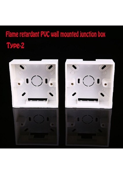 Dayfulı Harici Montaj Kutusu 86MM*86MM*34MM 86MM*86MM Için Standart Anahtarlar ve Prizler Duvar Surunun Her Konumuna Uygulanır (Yurt Dışından) fiyatları