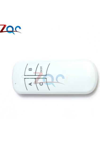 Rf Uzaktan Kumanda LED Işık Anahtarı 3 Yollu Röle 220 V 50/60Hz Dijital Kablosuz Uzaktan Kumanda Anahtarı Tavan LED Lamba Ampul (Yurt Dışından)