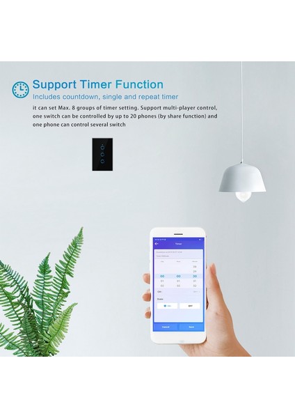 Akıllı Wifi Anahtarı 3 Yollu Wifi Akıllı Basın Uzaktan Kumanda Ses Denetleyicisi Alexa Echo, G-Home, Tmall Genie, Ifttt (Yurt Dışından) fırsatları