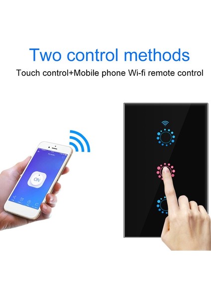 Akıllı Wifi Anahtarı 3 Yollu Wifi Akıllı Basın Uzaktan Kumanda Ses Denetleyicisi Alexa Echo, G-Home, Tmall Genie, Ifttt (Yurt Dışından) indirimleri